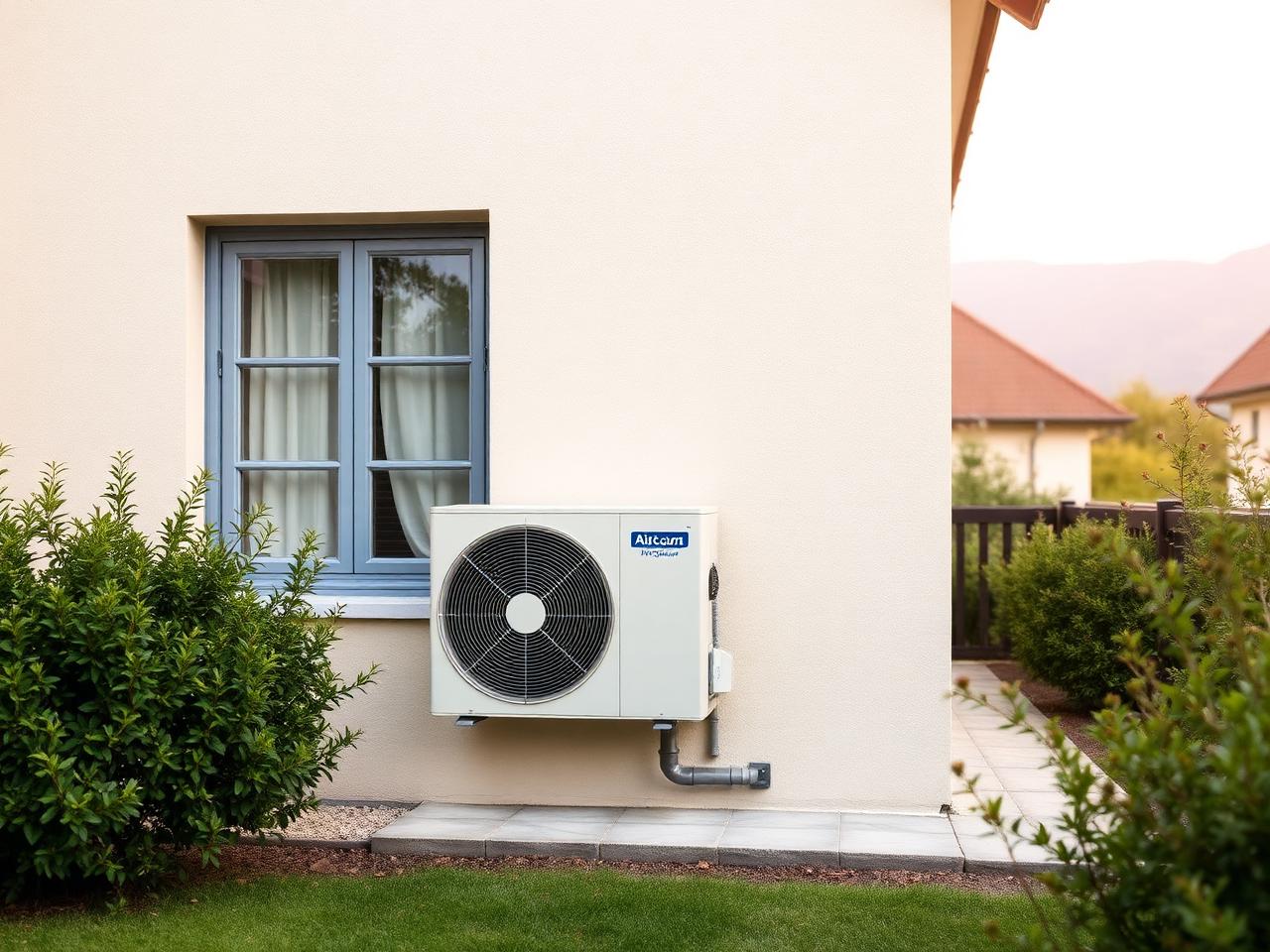 Pompe à chaleur air/eau installée sur une maison du bassin annécien